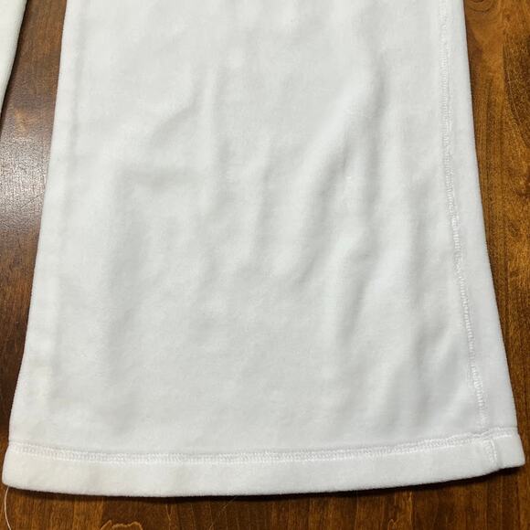 Cat in the Hat White Velour Flare Leg Lounge Pants Women’s Size L Y2K Rare! - Picture 12 of 14